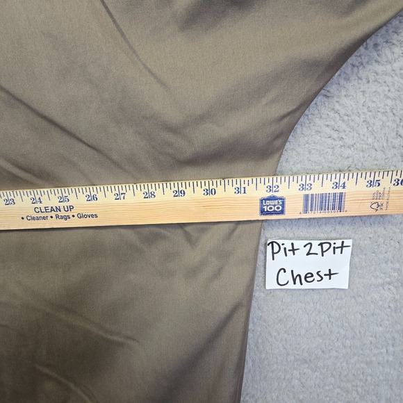 Vintage Foxrun Spring Light Trench Coat Womens L Pleated Professor Academia - Picture 13 of 16